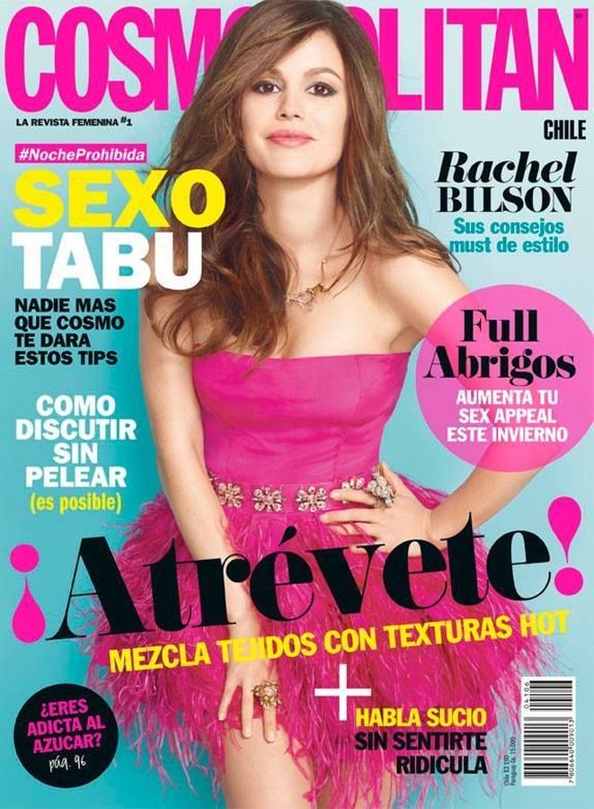COSMOPOLITAN CHILE magazine side cover  June 2013