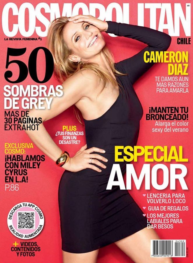 COSMOPOLITAN CHILE magazine side cover  February 2015