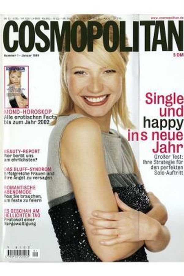 COSMOPOLITAN GERMANY magazine cover  January 1999