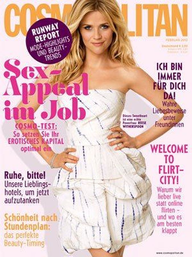 COSMOPOLITAN GERMANY magazine cover  February 2012