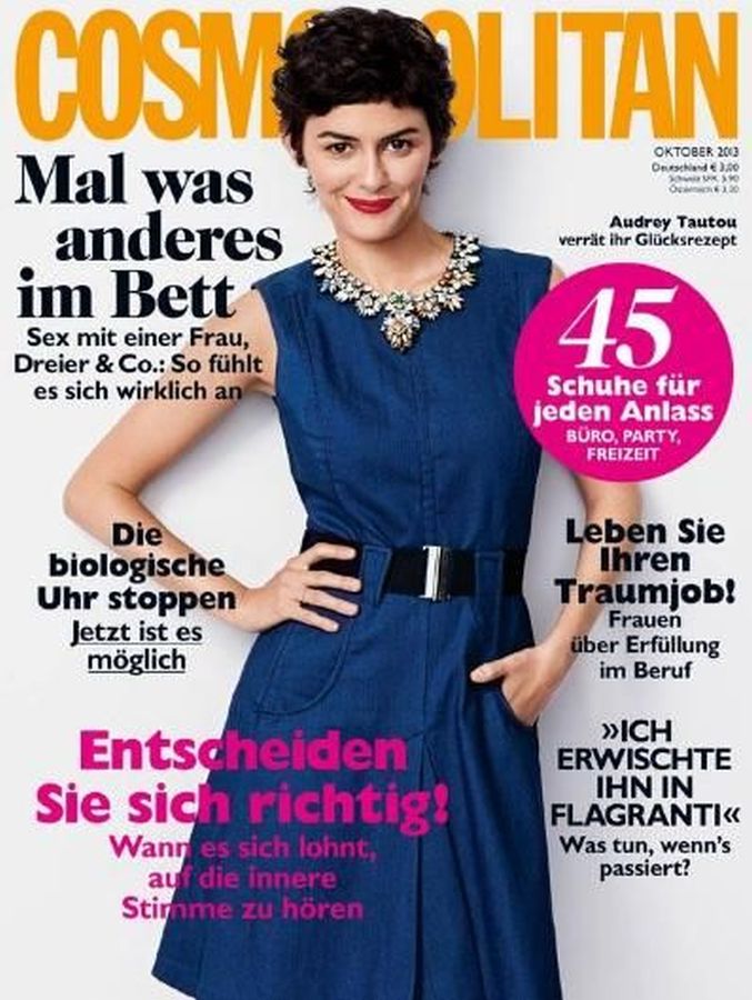 COSMOPOLITAN GERMANY magazine cover  October 2013