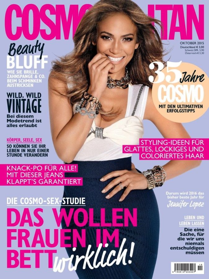 COSMOPOLITAN GERMANY magazine cover  October 2015