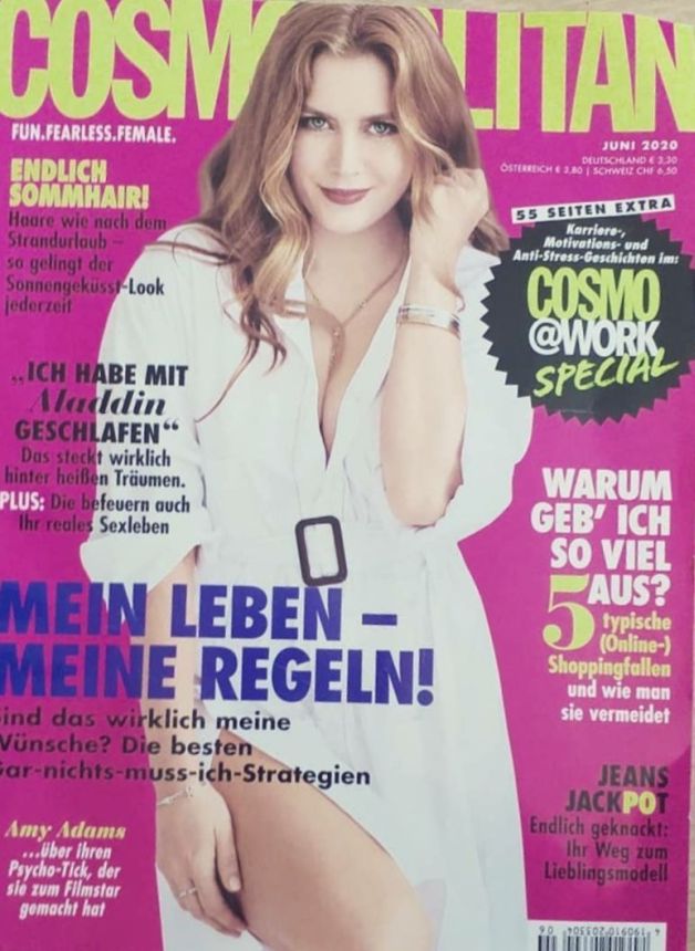 COSMOPOLITAN GERMANY magazine side cover  June 2020
