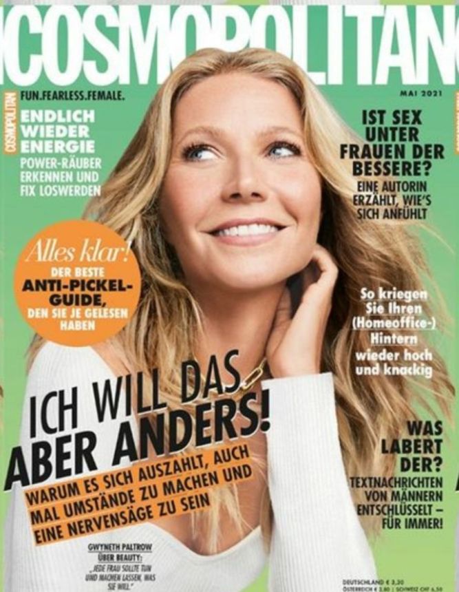 COSMOPOLITAN GERMANY magazine cover  May 2021