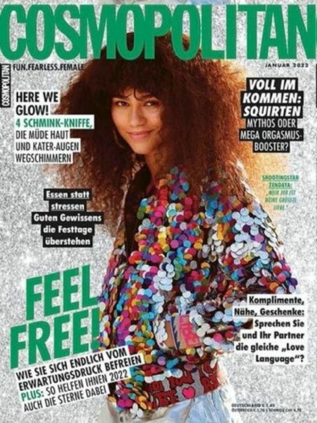 COSMOPOLITAN GERMANY magazine cover  January 2022