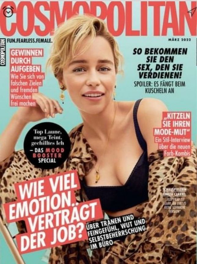 COSMOPOLITAN GERMANY magazine cover  March 2022