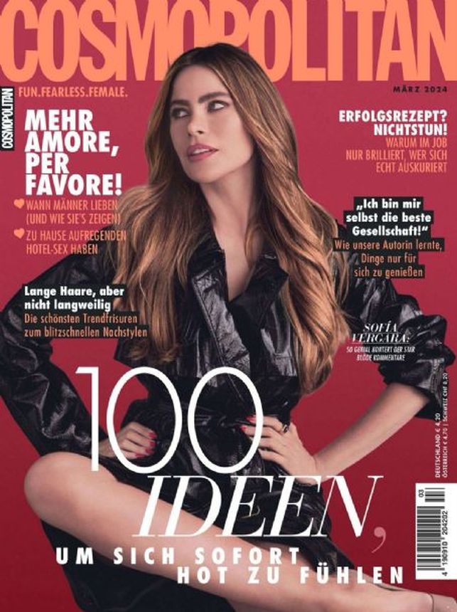 COSMOPOLITAN GERMANY magazine side cover  March 2024
