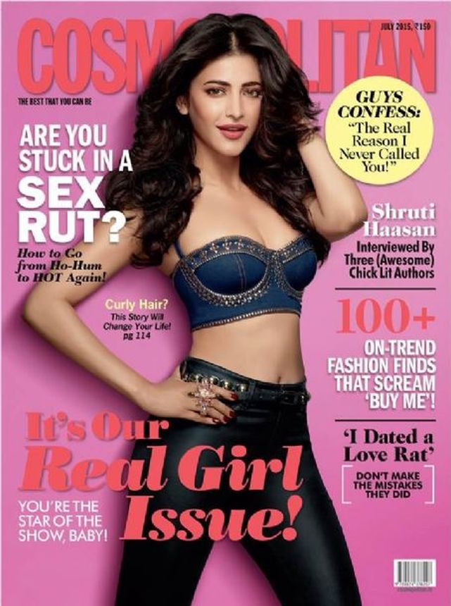 COSMOPOLITAN INDIA magazine side cover  July 2015