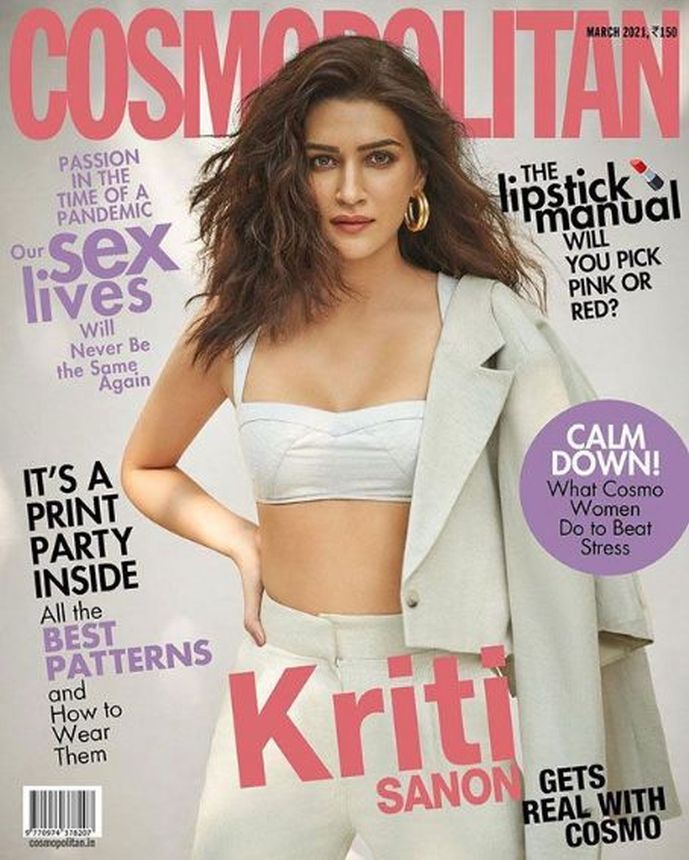 COSMOPOLITAN INDIA magazine side cover  March 2021