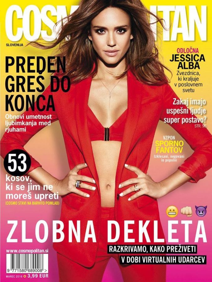 COSMOPOLITAN SLOVENIA magazine cover  March 2016