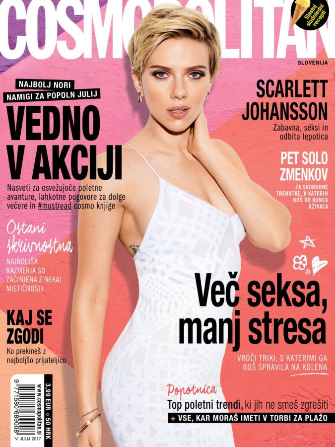 COSMOPOLITAN SLOVENIA magazine cover  July 2017
