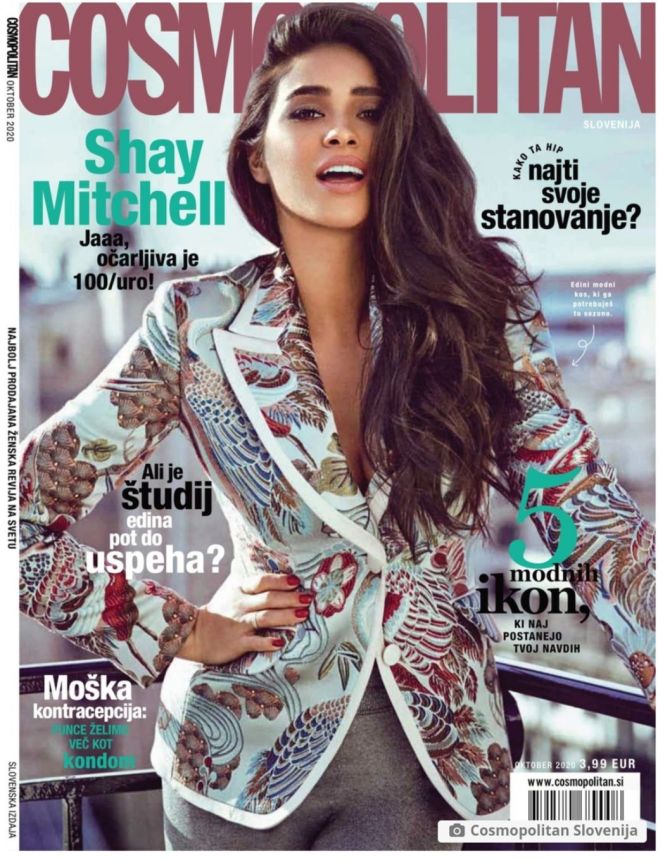 COSMOPOLITAN SLOVENIA magazine cover  October 2020