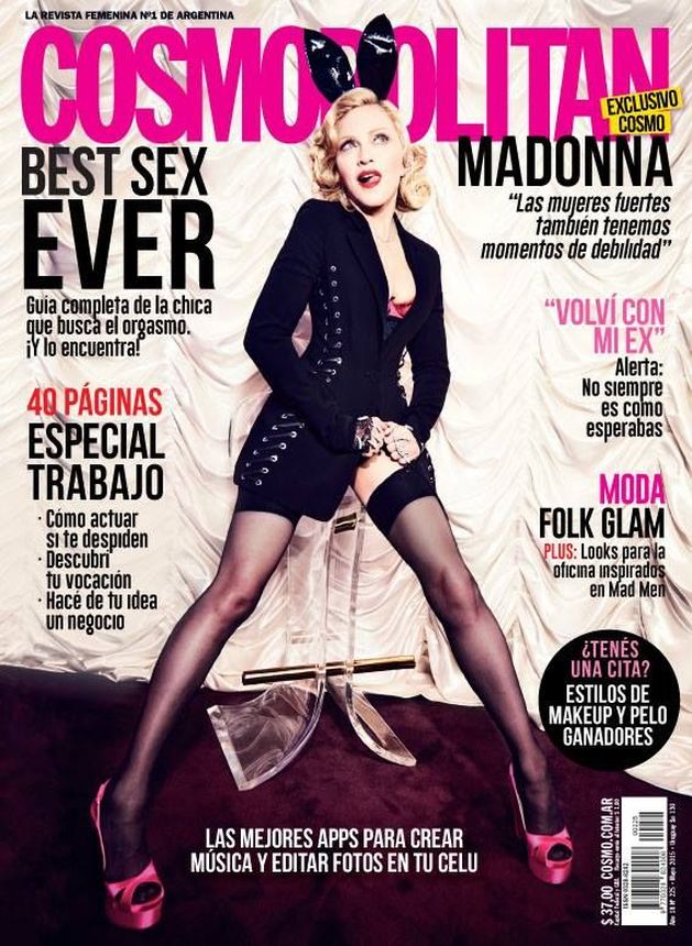 COSMOPOLITAN ARGENTINA magazine side cover  May 2015