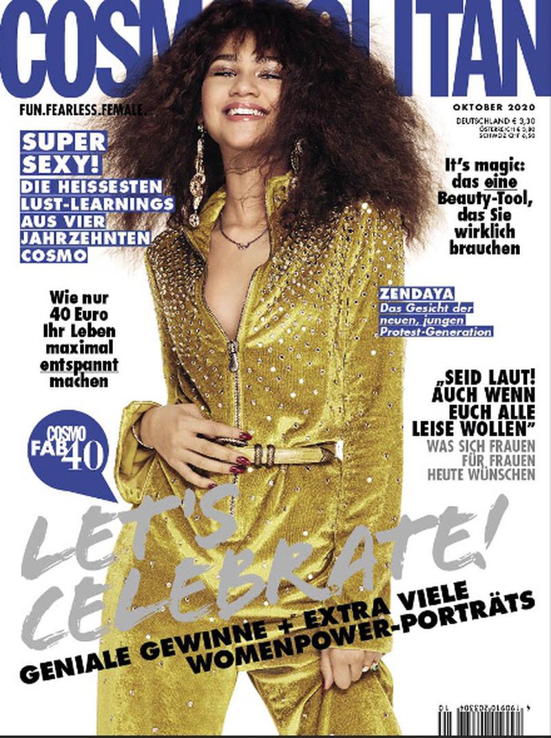 COSMOPOLITAN GERMANY magazine cover  October 2020