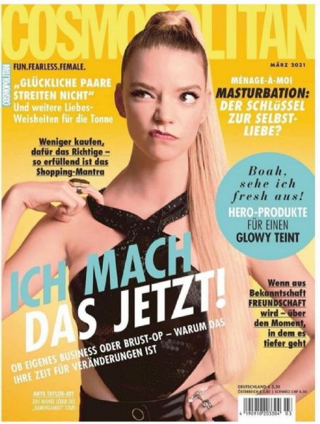 COSMOPOLITAN GERMANY magazine cover  March 2021