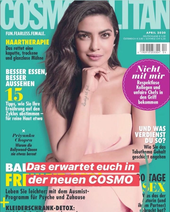 COSMOPOLITAN GERMANY magazine cover  April 2020