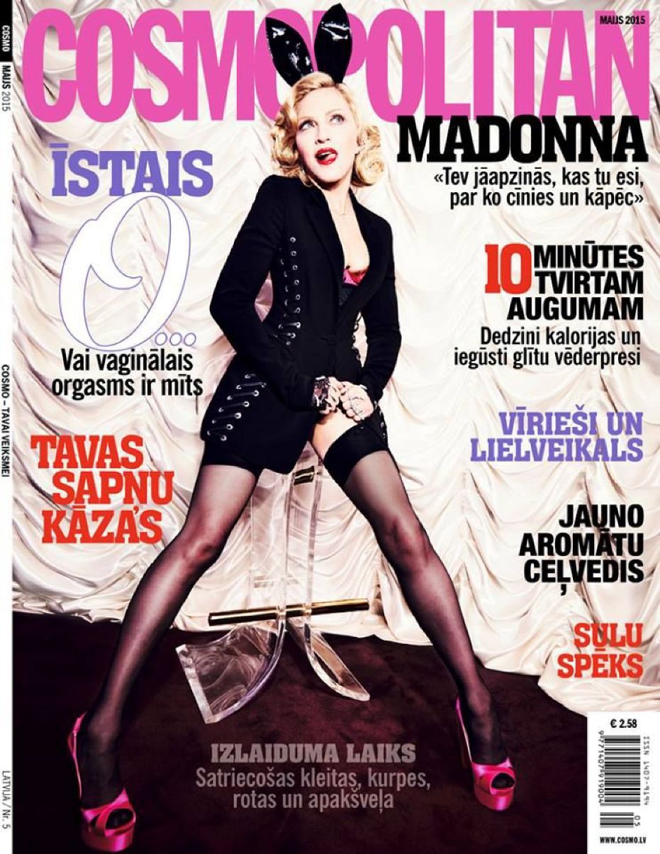 COSMOPOLITAN LATVIA magazine cover  May 2015
