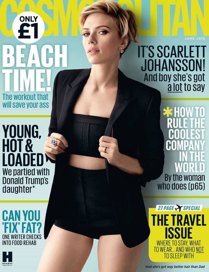 COSMOPOLITAN UK magazine cover  June 2016