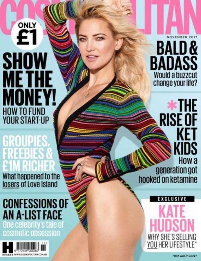 COSMOPOLITAN UK magazine cover  November 2017