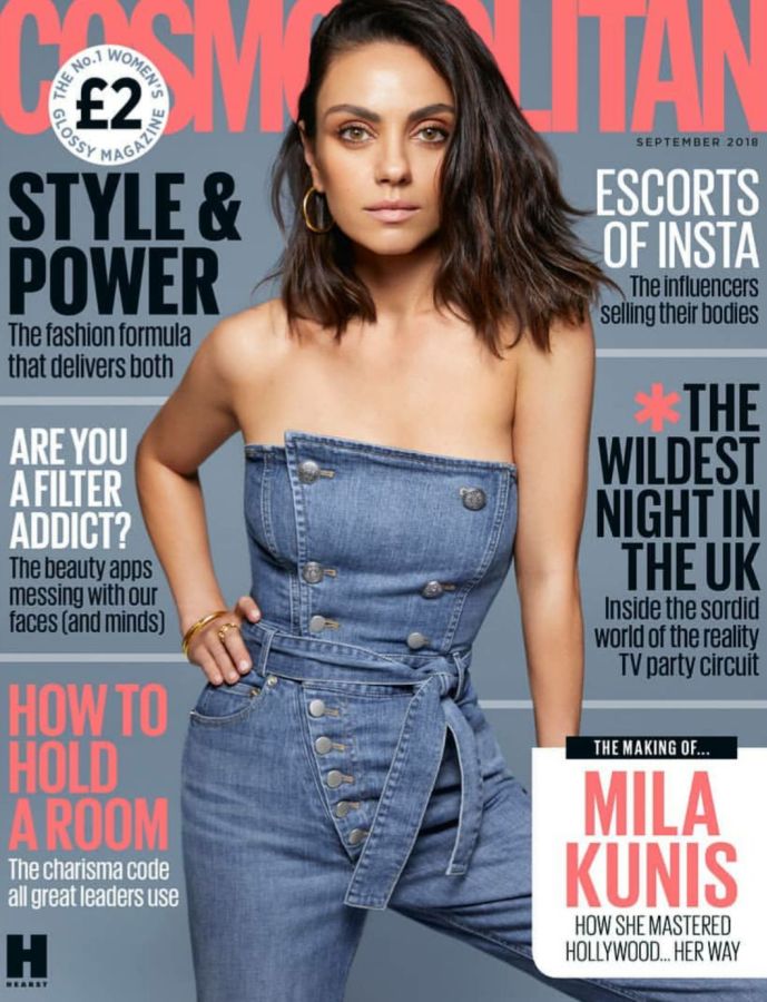 COSMOPOLITAN UK magazine cover  September 2018