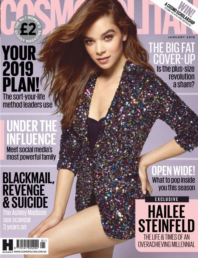 COSMOPOLITAN UK magazine cover  January 2019