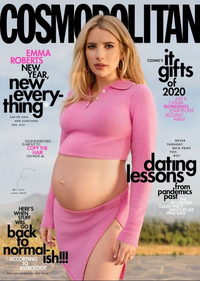COSMOPOLITAN USA magazine cover  December 2020