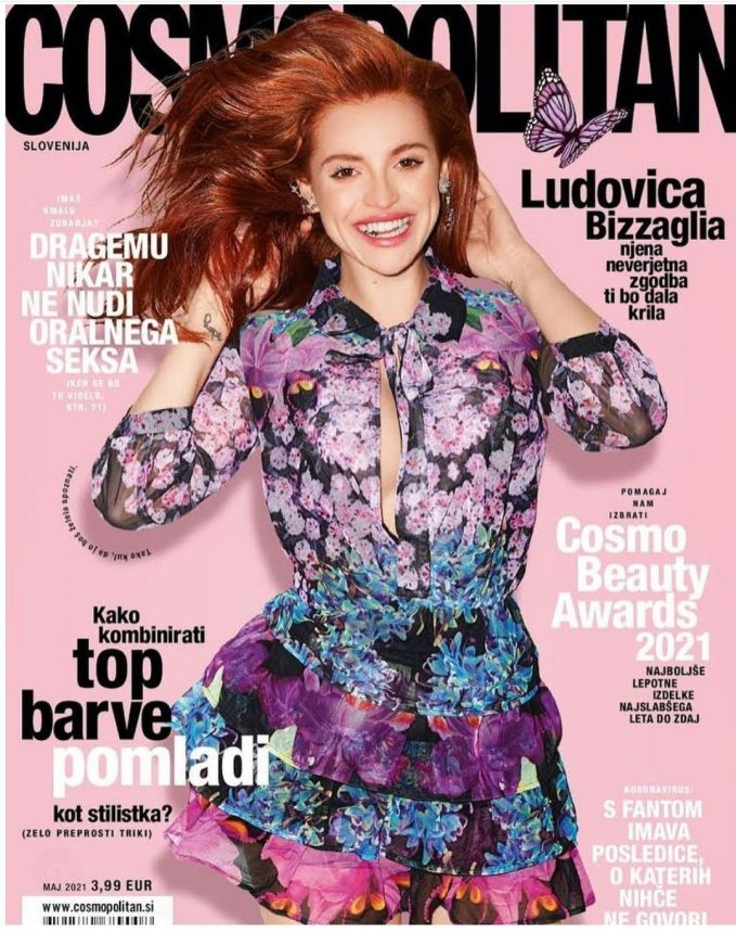 COSMOPOLITAN SLOVENIA magazine cover  May 2021