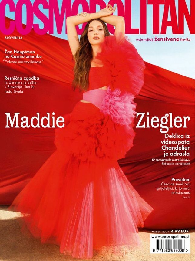 COSMOPOLITAN SLOVENIA magazine cover  March 2023