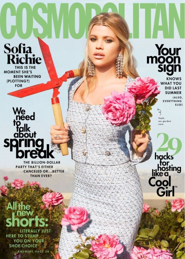 COSMOPOLITAN USA magazine cover  April 2020