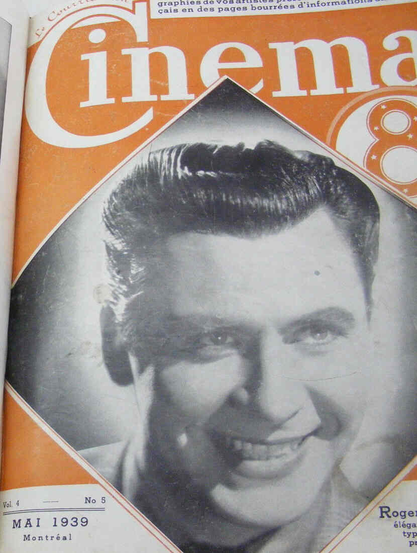 COURRIER DU CINEMA |LE magazine cover May 1939