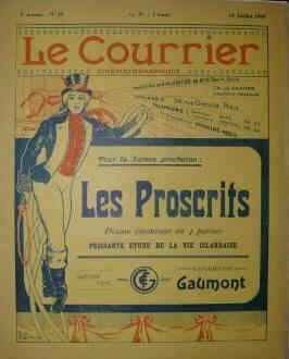 COURRIER CINEMATOGRAPHIQUE | LE magazine cover Issue 29 19 July 1919