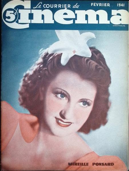 COURRIER DU CINEMA |LE magazine cover  February 1941