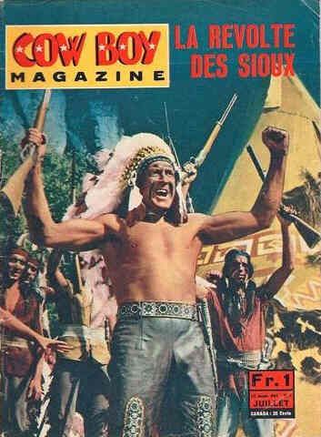COW BOY MAGAZINE magazine cover Issue 7 July 1965