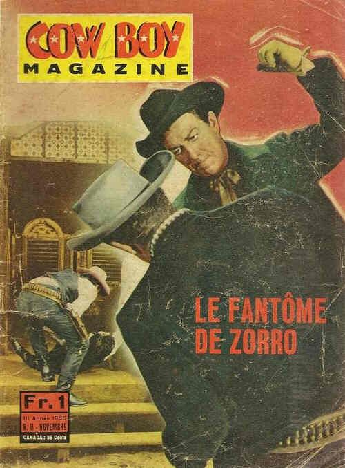 COW BOY MAGAZINE magazine cover Issue 11 November 1965