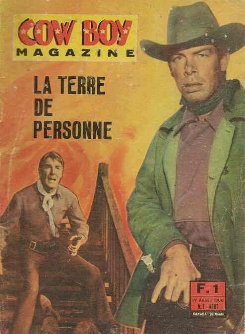 COW BOY MAGAZINE magazine cover Issue 8 August 1966