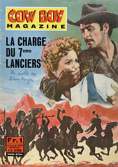 COW BOY MAGAZINE magazine cover Issue 10 October 1966