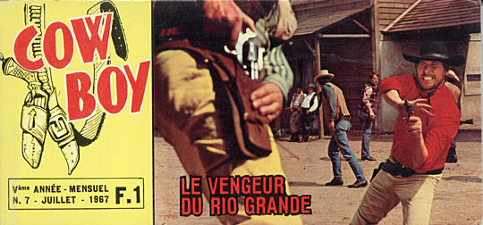 COW BOY MAGAZINE magazine cover Issue 7 July 1968