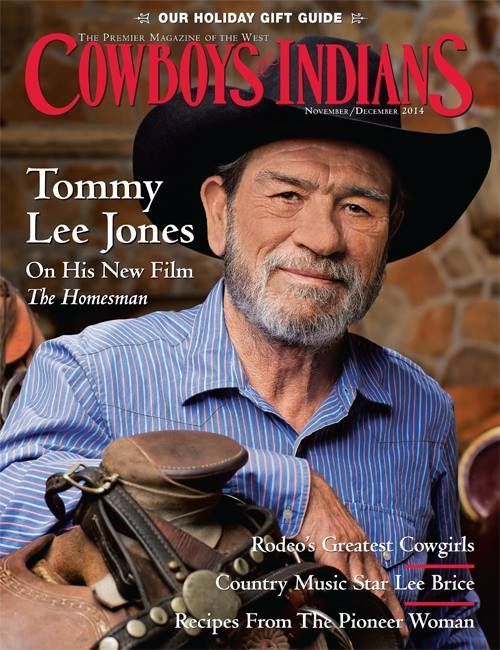 COWBOYS AND INDIANS magazine side cover November/December 2014