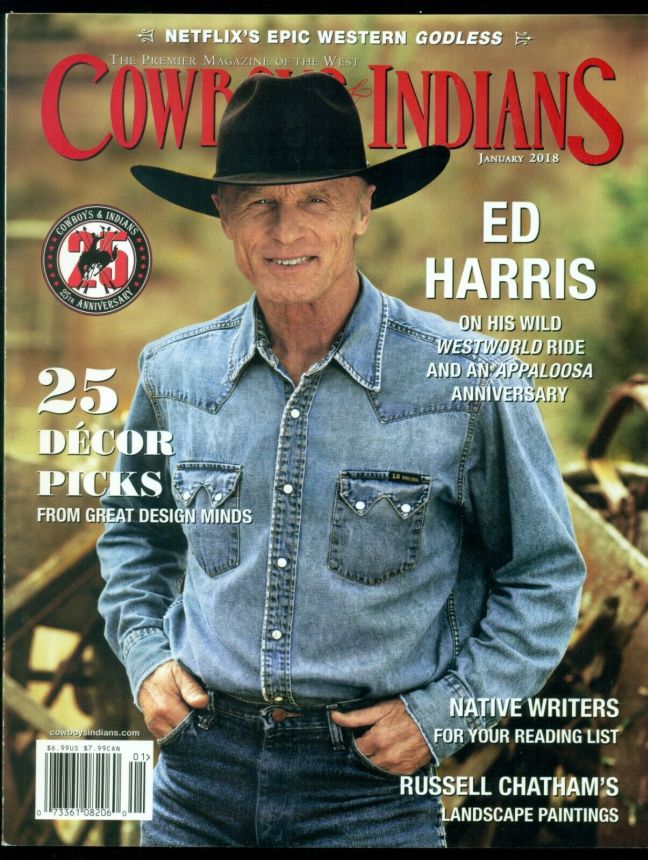 COWBOYS AND INDIANS magazine side cover  January 2018