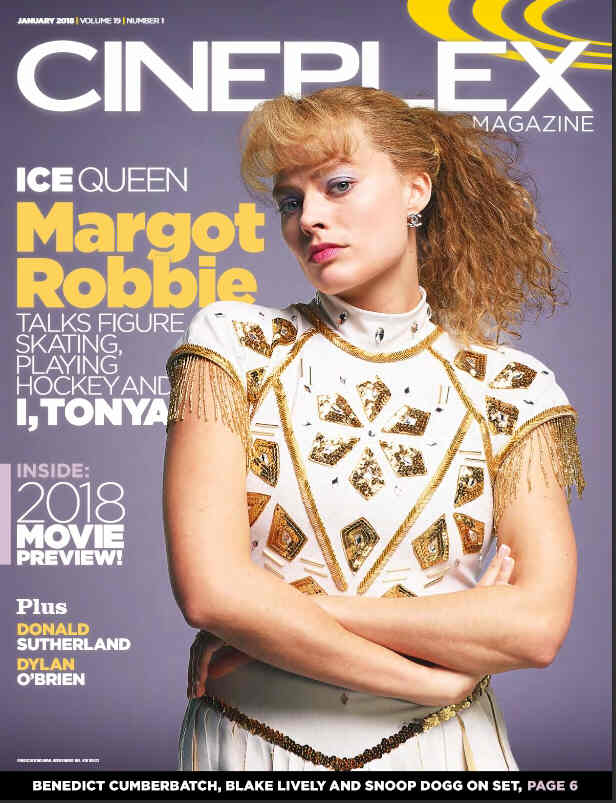 CINEPLEX magazine cover  January 2018