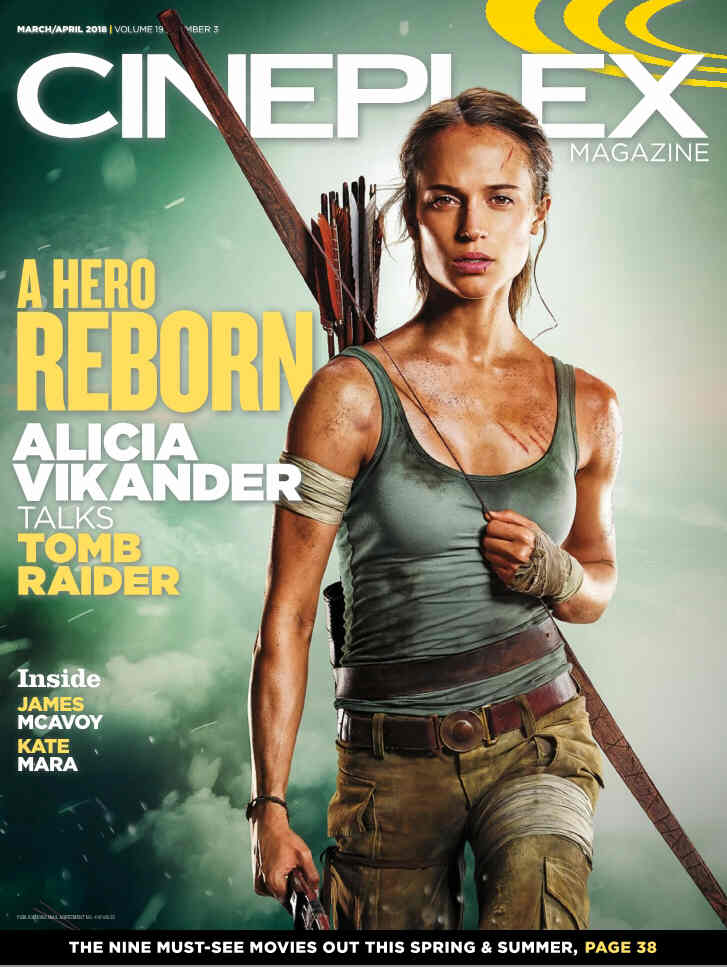 CINEPLEX magazine cover  March/April 2018