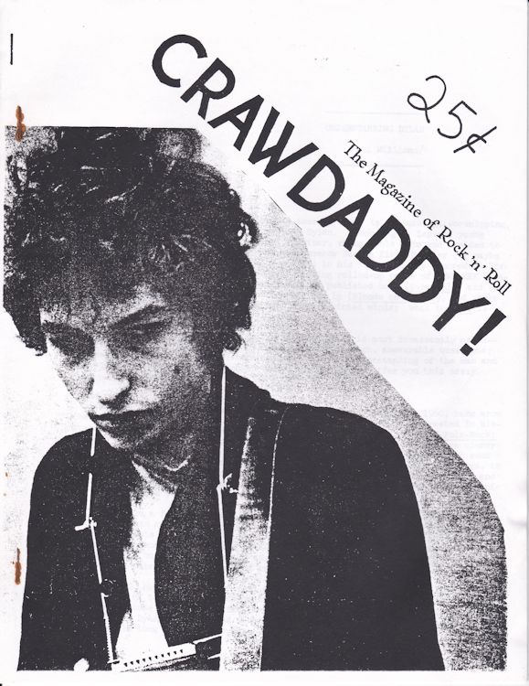 CRAWDADDY magazine cover Issue 4  August 1966