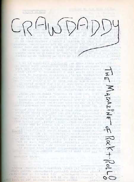 CRAWDADDY magazine cover Issue 2 14 February 1966