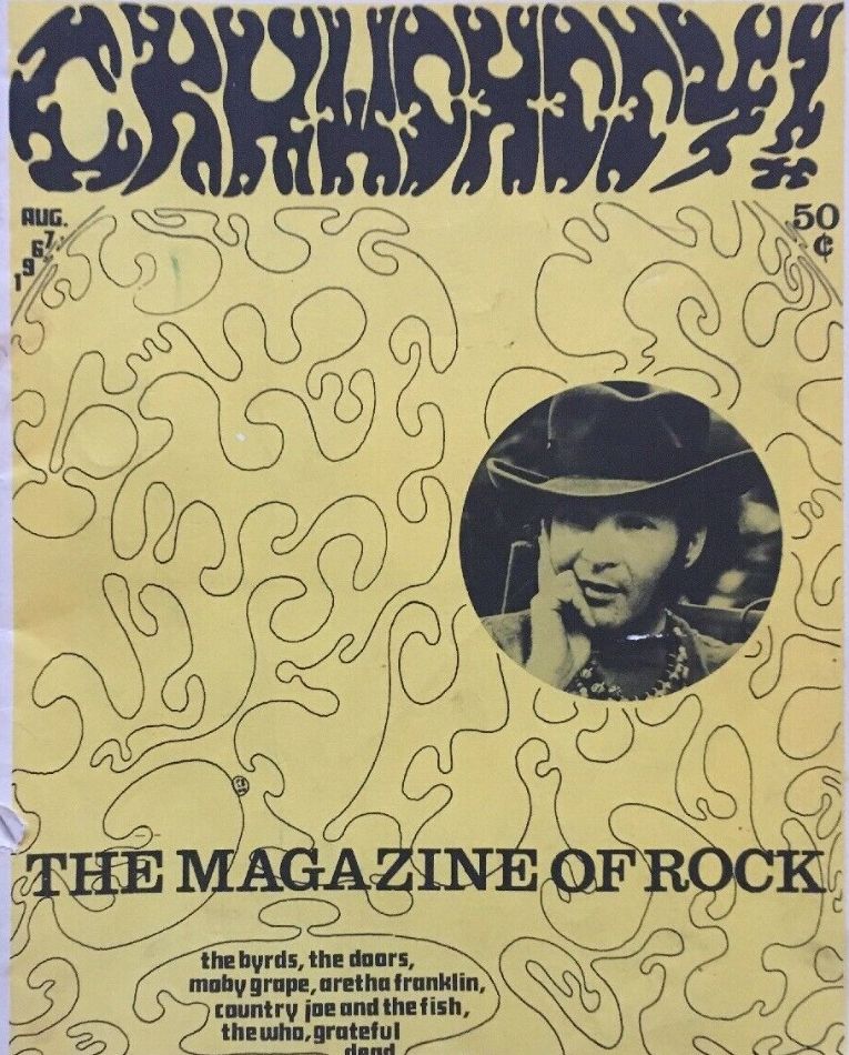CRAWDADDY magazine cover Issue 10  August 1967