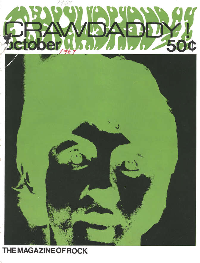 CRAWDADDY magazine cover Issue 11  October 1967