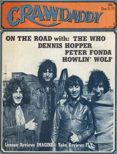 CRAWDADDY magazine cover 5 December 1971