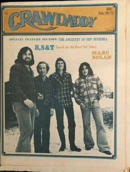 CRAWDADDY magazine cover 20 February 1972