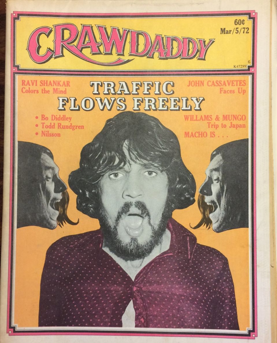 CRAWDADDY magazine cover 5 March 1972