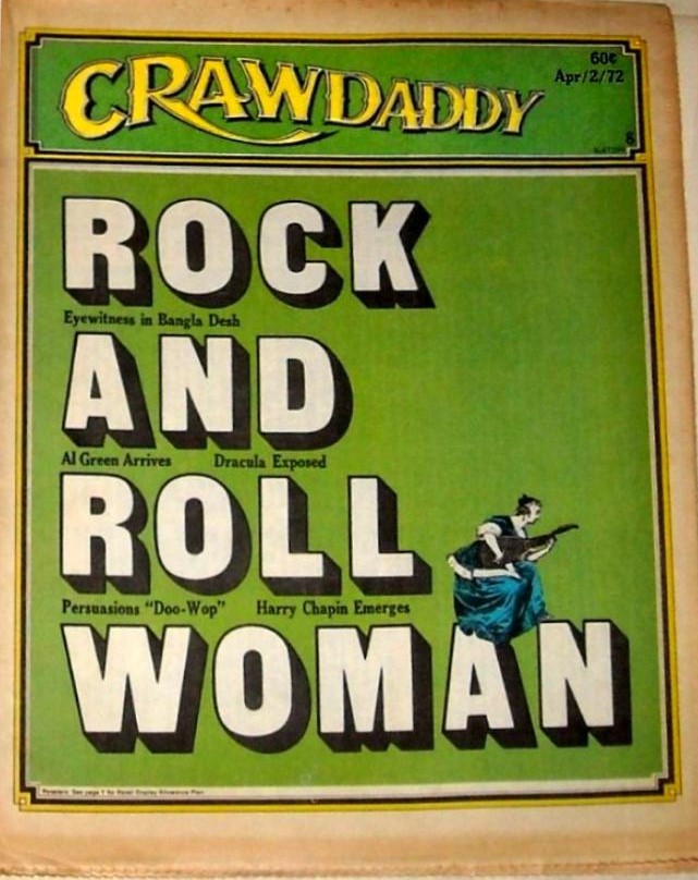 CRAWDADDY magazine cover 2 April 1972