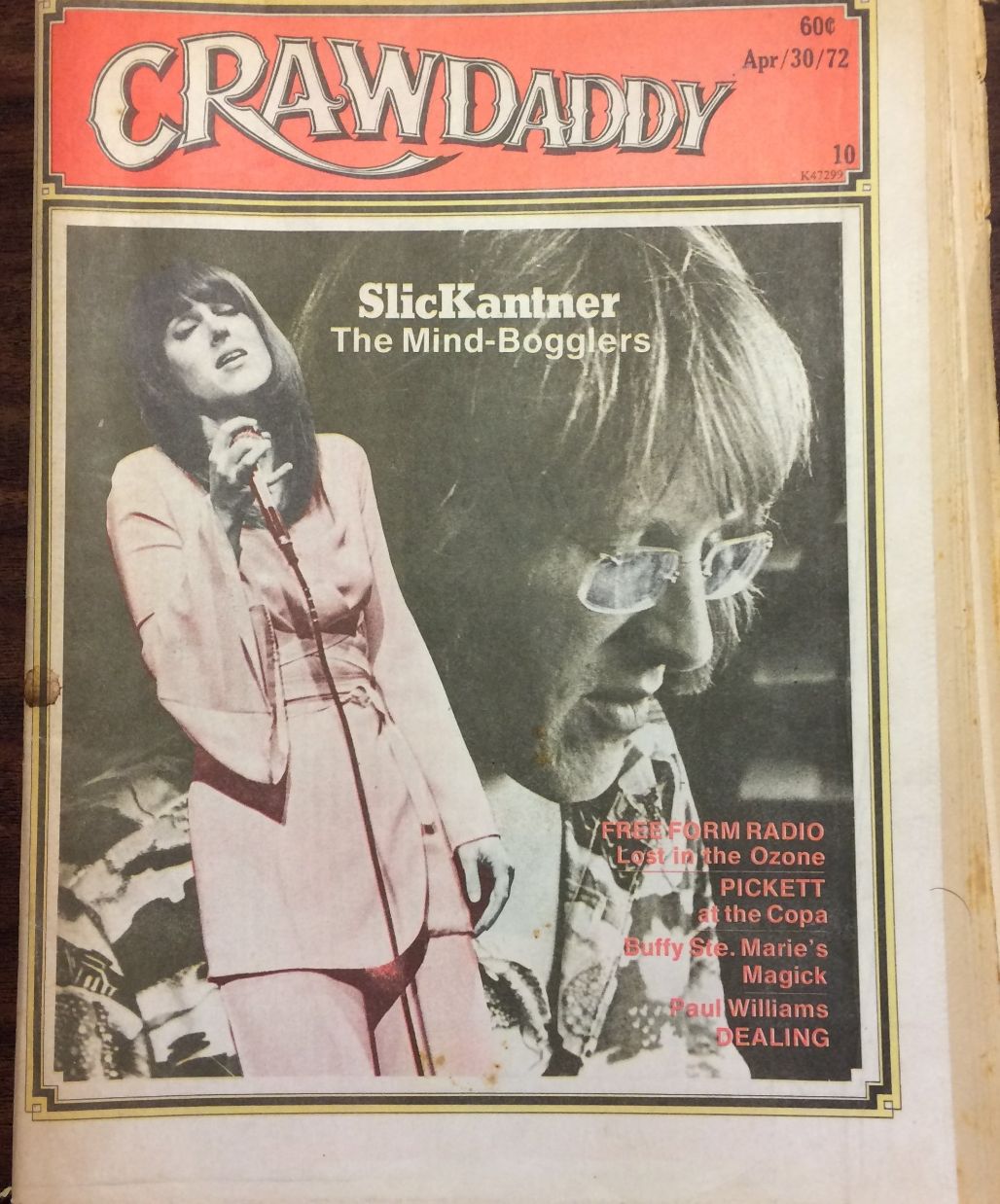 CRAWDADDY magazine cover 30 April 1972